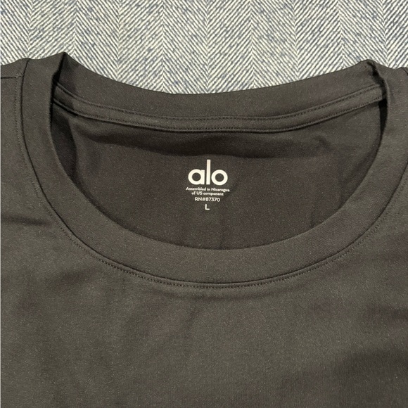 alo men’s conquer reform crewneck short sleeve | size L - Picture 4 of 6